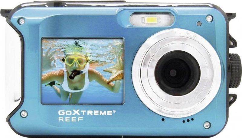 GoXtreme Reef - Onderwatercamera - Blauwe Kleur - 24MP Beeldresolutie