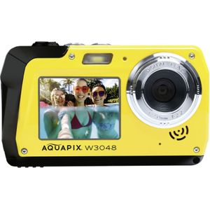 Aquapix W3048-Y Edge Yellow Digitale camera 48 Mpix Geel Onderwatercamera, Frontdisplay