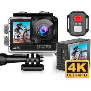 GoXtreme GoXtreme Vision Duo 4K Actioncam 4 - Dual-displa - Spatwaterdich - Stofdich - Waterdich