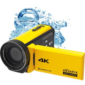 Aquapix WDV5630 Yellow Camcorder 7.6 cm 3 inch 13 Mpix Geel