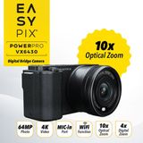 Easypix PowerPro VX6430 - Bridgecamera met 10x Zoom en 4K Video