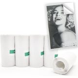 Stickerrollen - Thermisch Papier - Zwart-Wit - Set van 5 - BPA-vrij