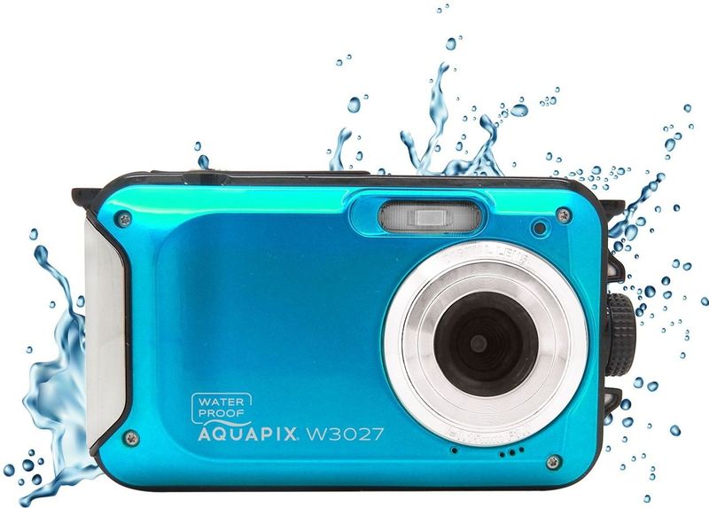 Easypix - Aquapix W3027 - Digitale Camera - Blauw - Waterdicht
