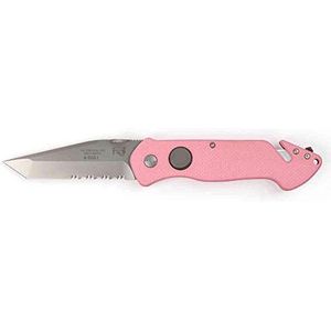 Eickhorn - Reddingsmes | PRT-III N695 G-10 Pink | Lengte lemmet: 8,4 cm | Vouwmes - Zakmes - Solingen - Mes | Roestvrij