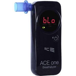 ACE one Alcoholtester Zwart 0 tot 4 ‰ Incl. display, Countdown-functie, Weergave van verschillende eenheden