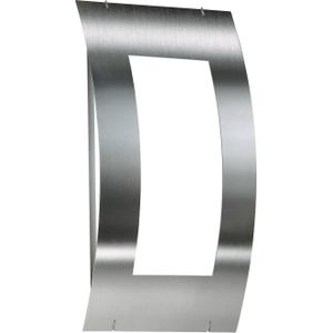 CMD Vierkante buitenwandlamp met roestvrij stalen frame