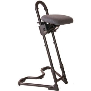 meychair Universele stahulp, hoogteverstelling 610 - 860 mm, textielbekleding antraciet