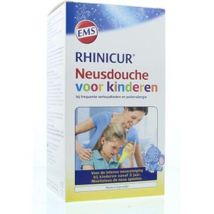 Rhinicur - Neusdouche kind met 4 zakjes - 1 Set