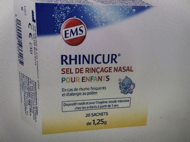 Rhinicur Neus spoelzout kind zakje 20 stuks
