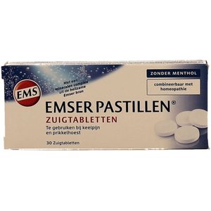 Emser Pastillen zonder menthol 30 zuigtabletten