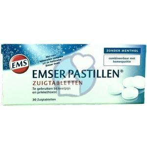 Emser Pastillen zonder menthol 30 zuigtabletten