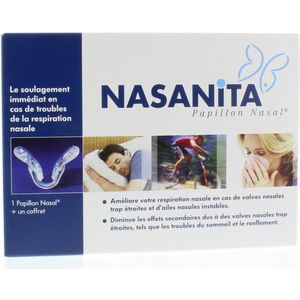 Neusvlinder - Helpt bij Ademhalingsproblemen - Siliconen - Titaanbeugel