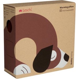 Leschi - Bobby de Hond - Warmtekussen - Biologische Tarwevulling - Opwarmen in Magnetron of Oven