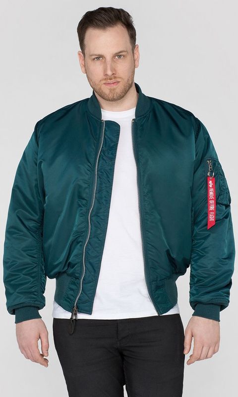 Alpha Industries - Bomberjack - Regular Fit - Met Opstaande Kraag en Klepzakken