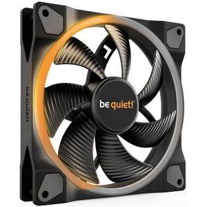 be quiet! LIGHT WINGS 140mm PWM - Geh�usel�fter - 140mm - Schwarz mit RGB LED - 23 dBA