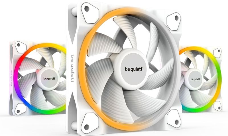 Be quiet! LIGHT WINGS White 120mm PWM Triple-Pack // BL100
