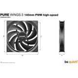 BeQuiet Pure Wings 3 PC ventilator Zwart (b x h x d) x