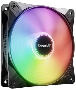be quiet! LIGHT WINGS LX Black - Ventilatorhuis 120mm - PWM - 51.5 cfm - 1600 rpm - 25.5 dBA - ARGB LED - 4-pin PWM - zwart