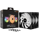 be quiet! LIGHT WINGS LX 140mm PWM High Speed 3-Pack Black Computer behuizing Ventilator 14 cm Zwart 3 stuk(s)