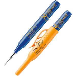 Pica Markeerstift 150/41 voor diepe gaten - permanent - Blauw