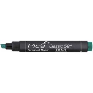 Pica 521/36 Permanent Marker | 2-6mm | Beitel | Groen | 10 stuks - PI52136