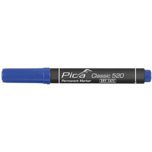 Pica Permanentmarker | blauw | streepbreedte 1-4 mm | ronde punt | 10 stuks - 520/41 - 520/41