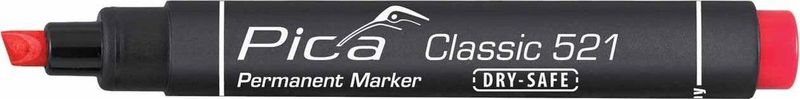 Pica 521/40 Permanent Marker - Rood - 2-6mm