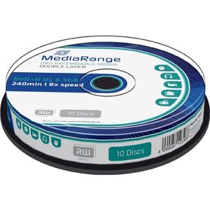 MediaRange - DVD+R - 10-Pack - Optische Gegevensdrager