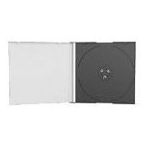 MediaRange - CD Etui - Zwart - Leer - Voor 1 Disc