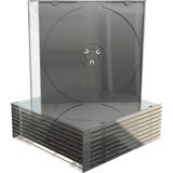 MediaRange Blanco CD etui, smal, voor 1 disc zwarte lade, Optische media-accessoires