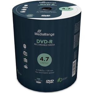 MediaRange - DVD-R - 4.7GB - 16x - 100 Stuks
