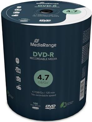MediaRange - DVD-R - 4.7GB - 16x - 100 Stuks