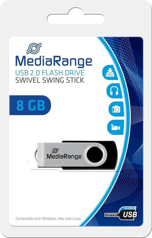MediaRange MR908 - USB-stick - 8 GB