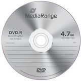 DVD-R MediaRange 4.7GB|120min 16x speed | 25 stuks