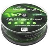 MediaRange DVD+R 4.7GB 16x - 25 Stuks - Spindle