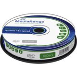 DVD-RW MediaRange 4.7GB-120min 4x speed - 10 stuks
