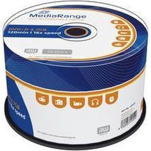 MediaRange DVD+R 4.7GB 120min 16x - 50 Stuks