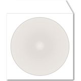 CD-/DVD Papieren Hoesjes - Wit - Zelfklevende Flap - 100 Stuks