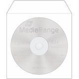 CD-/DVD Papieren Hoesjes - Wit - Zelfklevende Flap - 100 Stuks