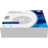 CD-/DVD Papieren Hoesjes - Wit - Zelfklevende Flap - 100 Stuks