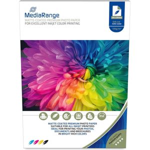 Papier MediaRange Inkjet mat A4 130g 100 Pag.