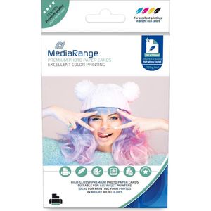 MediaRange Fotopapier Glans | 10x15 | 220 gr/m² 50 vellen (Origineel)