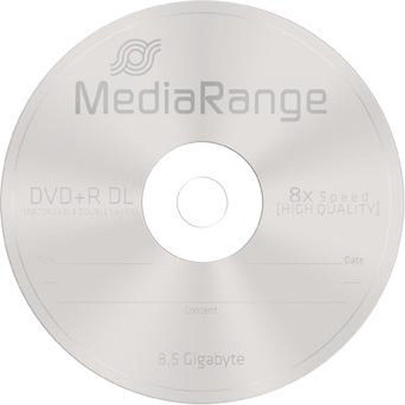 MediaRange - MR469 - Optische Gegevensdrager - 25 Stuks - DVD+R-DL
