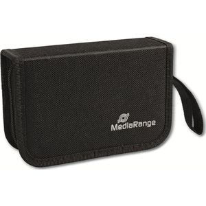 MediaRange BOX98 geheugenkaartdoosje 3 kaarten Nylon Zwart