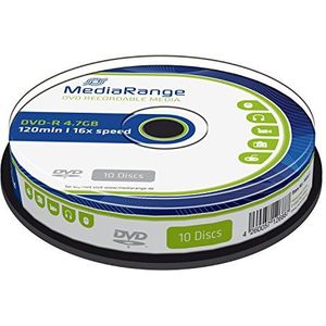 MediaRange - MR452 - DVD-R - 16x - Cake10 (10 x) - 4,7 GB