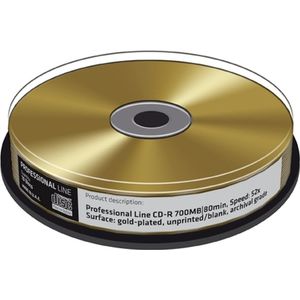 MediaRange - CD-R - Gold - 700 MB - 10 stuks