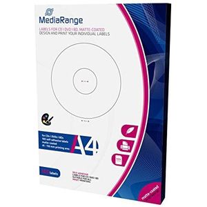 MediaRange CD-Labels 41-118mm 100 stuks