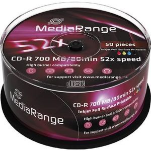 MediaRange - CD-R 700MB - 50 Stuks - Dataopslag - Origineel