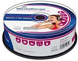 MediaRange - Audio CD-R - Opslagmedia - 700 MB - 80 Min