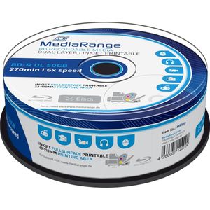 MediaRange - BD-R Dual Layer - 50 GB - Blu-ray Media